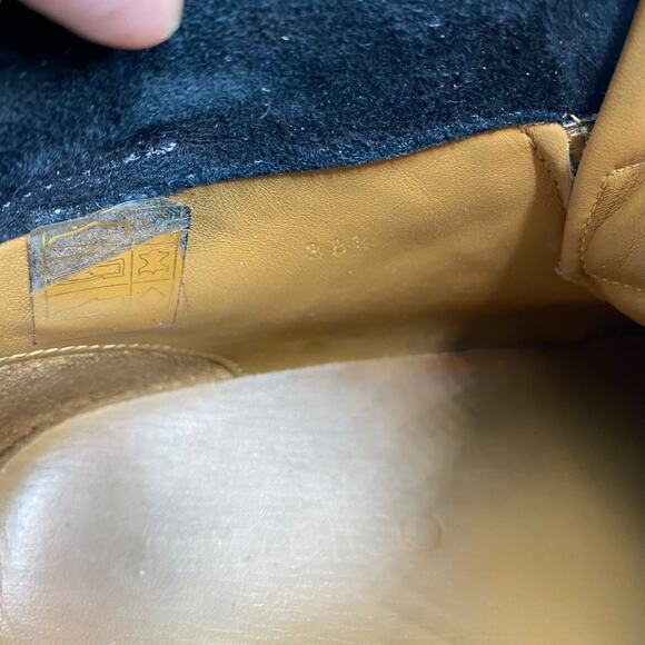 Jimmy Choo 8.5 Black Suede Alligator High Top Sneakers - Picture 11 of 12